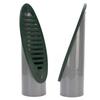 Yard Drain Emitter PVC Detachable Grate Angled Sloped Yard Drain for Drainage System Green