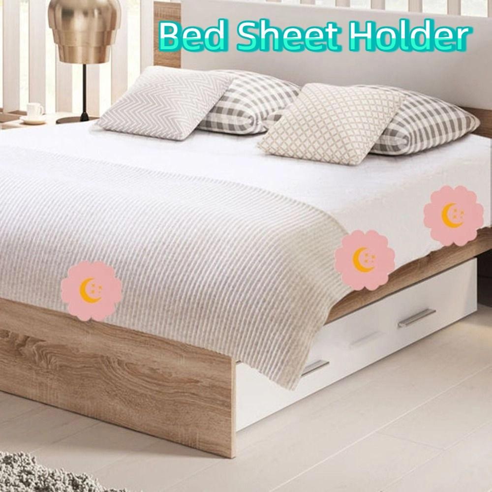 Flower Shape Bed Sheet Clips Plastic Bed Cover Fastener Multifunctional Bed Sheet Holder  Bedroom
