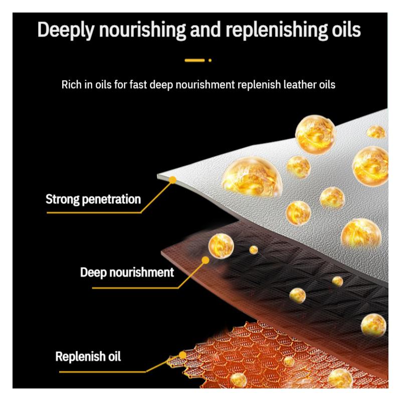 NEW Leather Coat & Shoes Care Cream No Polishing Car Leather Seat Care Oil Easy Clean Leather Repair Maintenance Mink Oil Cream