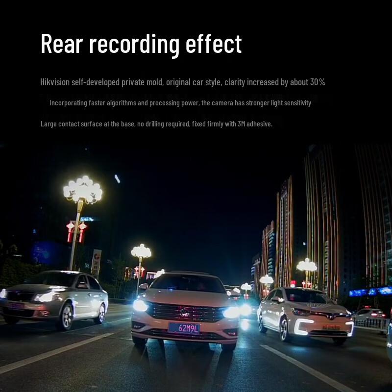 Telecamera per cruscotto specchietto retrovisore HIKVISION N6Pro 4K con doppia registrazione e streaming