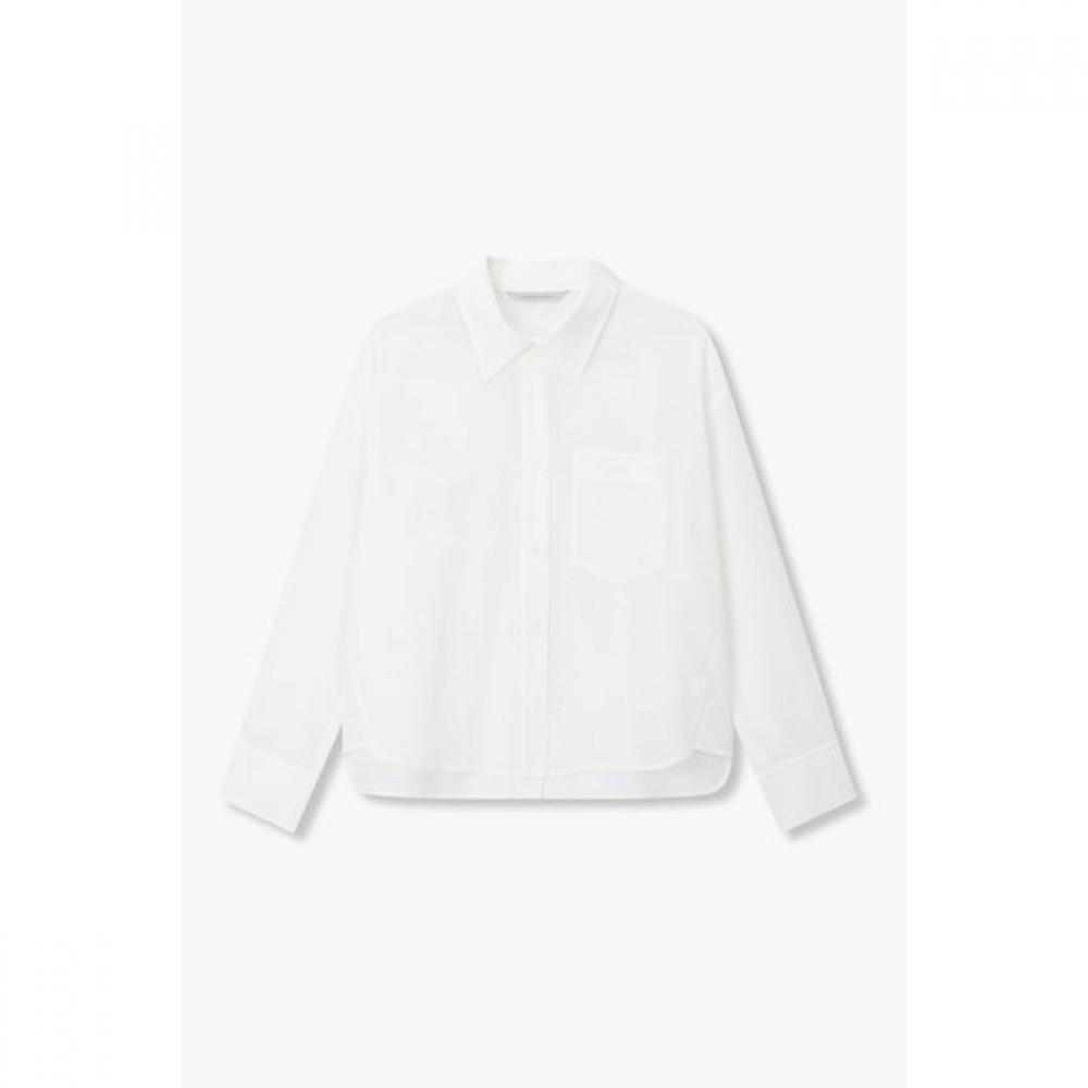 Vov Sheer Sier Cropped Blouse 7156360002 white/S