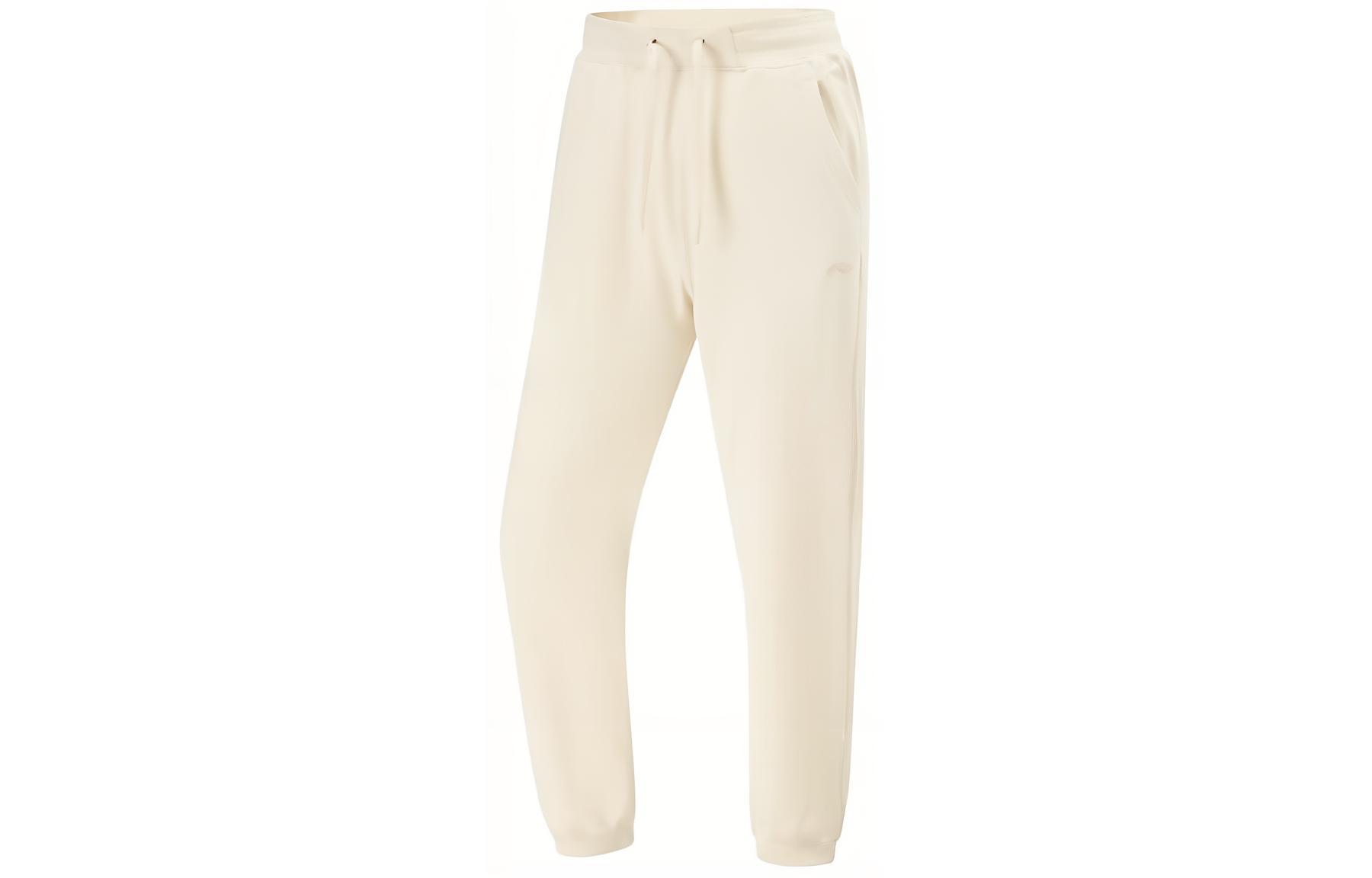Li Ning Fitness Series Knitted Sweatpants Women s Sand Gravel Gray AKLU114-1 XL