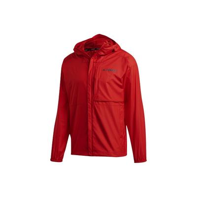 Lässige Sport-Kapuzenjacke mit langen Ärmeln für Herren Oberbekleidung Hellkarmesinrot GE9941