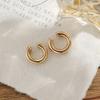 2Pcs Ear Cuffs for Women C-Shaped Ear Cuff Chunky Huggie Hoop Earrings Cartilage Upper Non-Piercing Cartilage Clip Cuff Earrings Jewelry