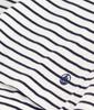 Petit Bateau Mini Crew Neck Short Sleeve A0BOL M Marinière T-Shirt Off-White/Navy