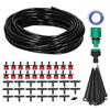 Kit Irigare Prin Picurare Automat DIY 20m Sistem Irigare cu Duze Reglabile Echipament Grădină