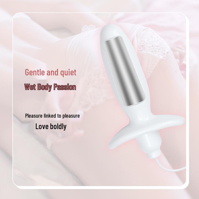 Rechargeable Remote-Control Shock Anal Plug - Erotic BDSM Device for Anus and Vagina Stimulation