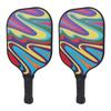 1 Pair Pickleball Paddle Fiberglass Enlarge Plate PVC Edging Beehive Pickleball Training Paddle for