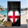 England National Football Team Printed Beach Towel Quick Dry Soft TowelPortable Large Rectangular Beach Blanket for Travel Swimming Pool
