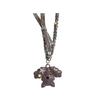 Elegant Dog Pendant Chain With Fabric Metal Fusions Design Versatile Layering Necklace For Women Gift