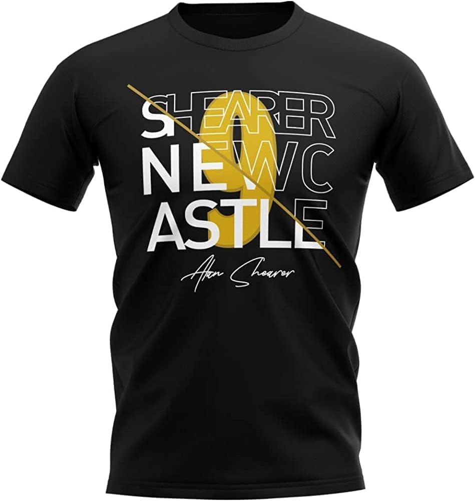 Shearer Newcastle Graphic Signature T-Shirt (Black) Black Men s L чёрный