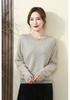 Women's 100% Pure Cashmere Round Neck Sweater - Autumn Winter Collection