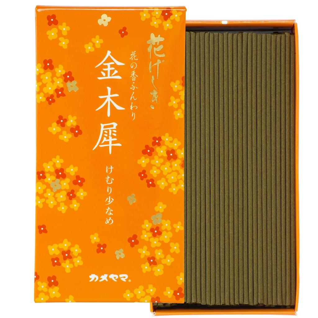 Kameyama Hanageshiki Osmanthus Scent Incense 100g 210 Low Sticks, Approx. (Approx. sticks), Smoke.