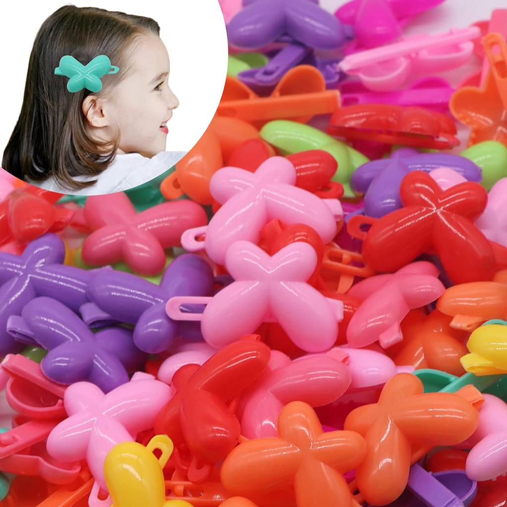 FZBNSRKO 100pcs Color Mini hair Clips,Children's Hairpin for Little Girls(butterfly's style)