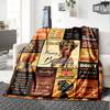 Birthday Quotes Collage Multi-purpose Blanket Durable Comfort Throw Bed Picnics All-Season Use Best Holiday Gift for Friends, Family Y30