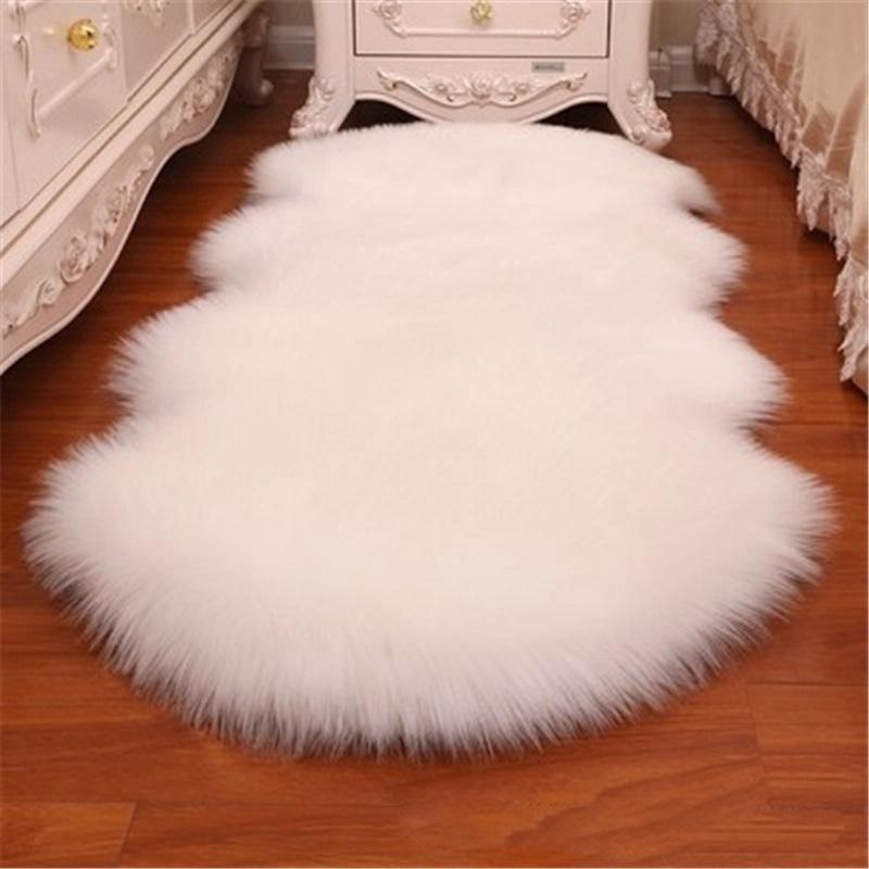 European-style Imitation Wool Carpet Living Room Plush Sofa Bay Window Cushion Bedside Blanket Coffee Table Plush Window Decoration