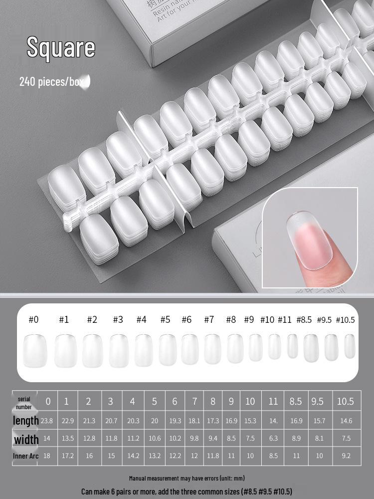 Ultra-Thin Seamless False Nails: Full & Half Cover No-Buff Nail Art Patches for Salons