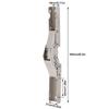 4pcs Hidden Bracket Cabinet Door Hinges Cold Rolled Steel Bridge Shaped Hinges  Cabinet Doors