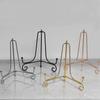 Wrought Iron Tea Cake Stand & Porcelain Plate Display Holder