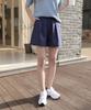 Ppaeppae All-Elastic Linen Knee-Length Shorts