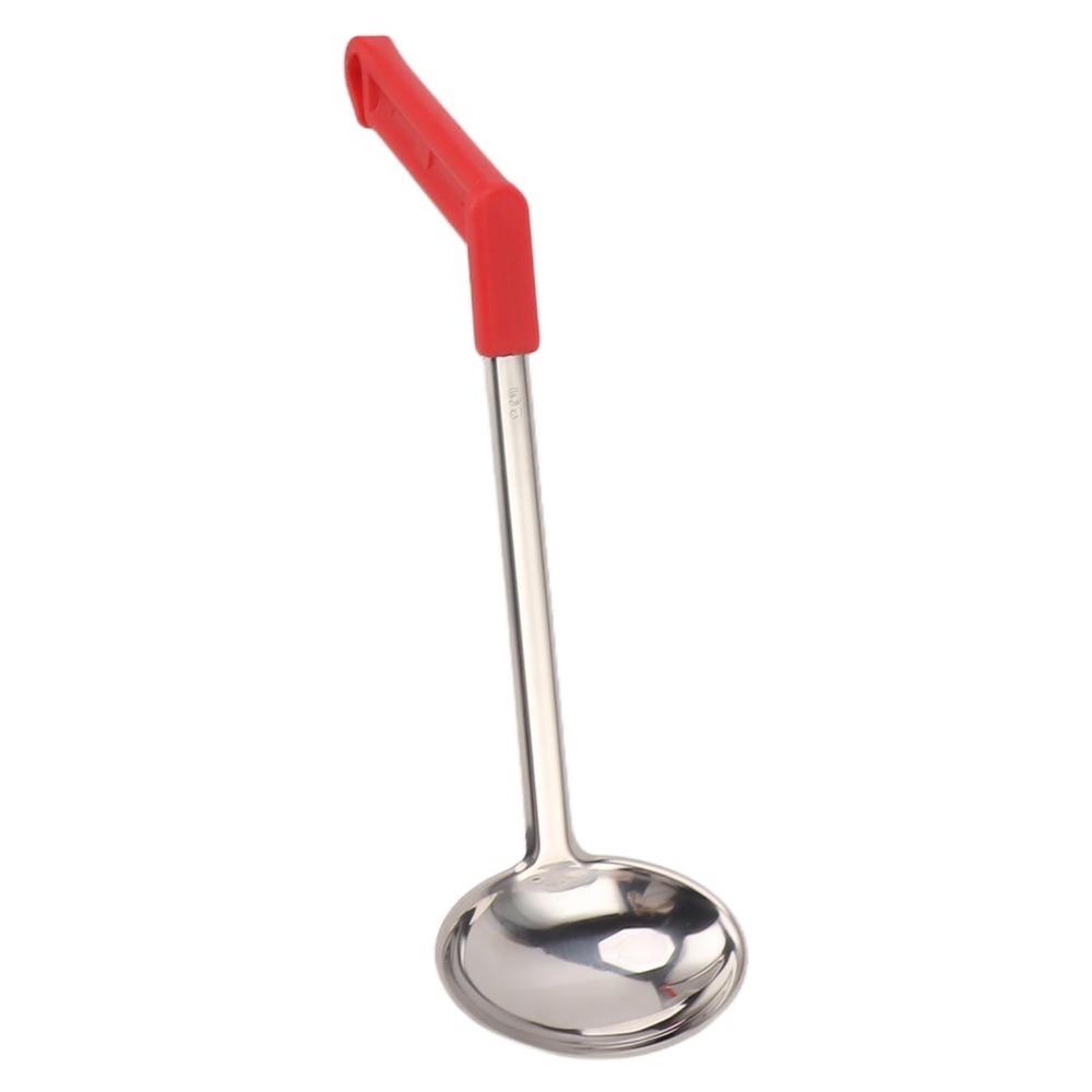 304 Steel Cooking  Ladle Curved Handle Tablespoon Lightweight Basting Spoon  Hot Pot