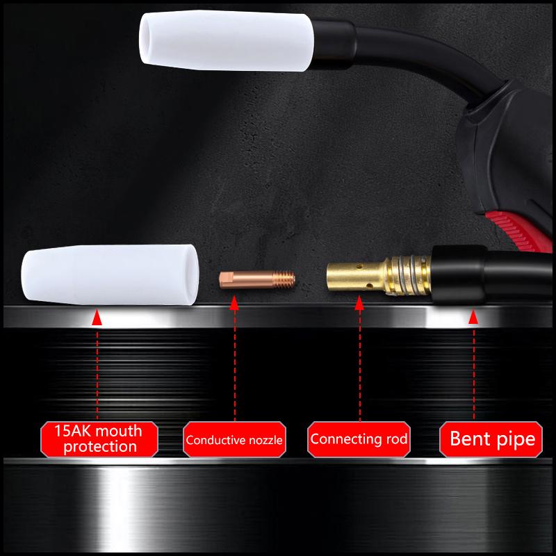15AK Series MIG Welding Nozzle Ceramic Insulator Gas Diffuser Fits for Welding Torches