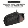 Waterproof and Wear-resistant Bicycle Rear Seat Bag, Ensuring Smooth Travels