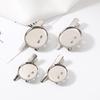 Safety Pin Brooch Base with Locking Head for Handmade DIY Corsage & Sweater Button Accessories