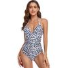 2024 European & American Women's One-Piece Swimsuit - Conservative, Belly-Covering Design