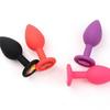 Silicone Anal Plug with Diamonds - Unisex Dilator & Beads Toy