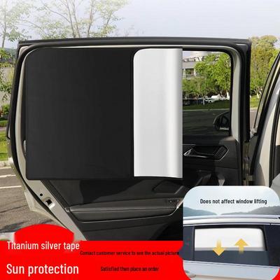 Titansilber Magnetischer Auto-Sonnenschutz - Vollständige Lichtabschattung & Sonnenschutz