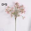 Artificial Flowers Lush Spring Decoration Vibrant Color Gypsophila Silk Flowers Bouquet