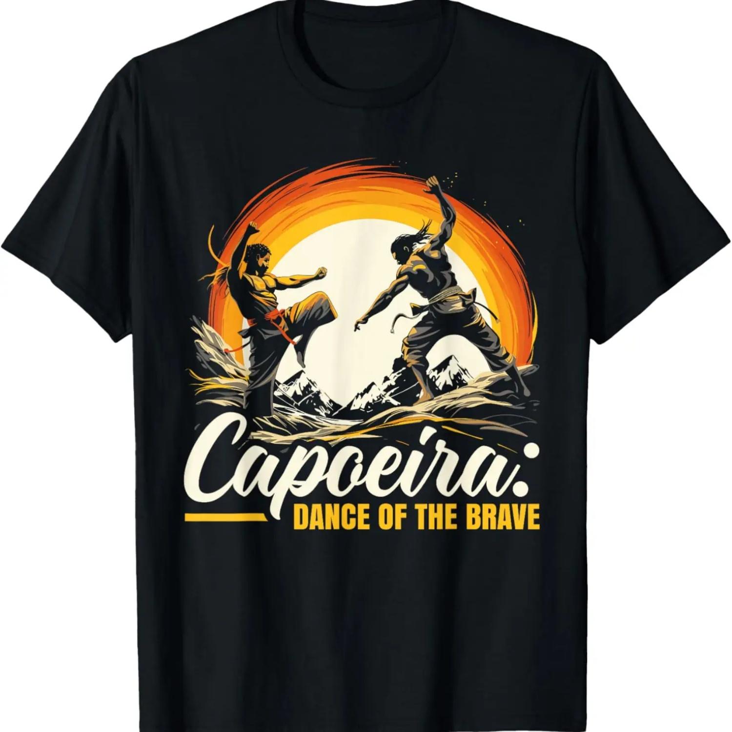 

Capoeira Brazilian Martial Arts Dance Acrobatics MMA T-Shirt XXXXXL чорний