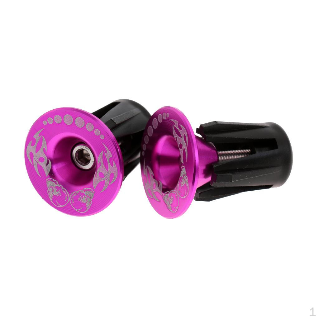 Alloy Handlebar Grips Bike Handle Bar End Plugs