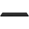 vidaXL Wandmontierte Regale Schwarze Eiche MDF 40 X 20 X 1,5 Cm