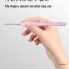 Soft Grip Resin Crochet Hook with Hand-Polished Stainless Steel Needle for Doll and Wool Knitting