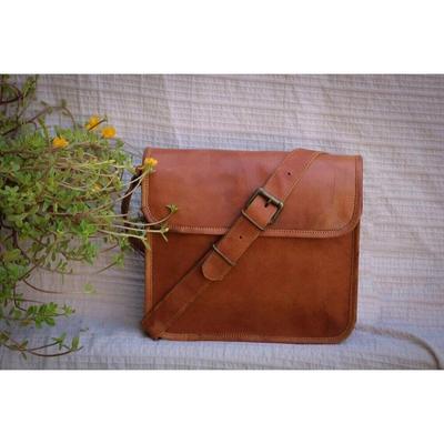 Neue Satchel Echte Reise Vintage Leder Laptoptasche Echte Messenger