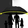 A 130cm Super Large Foldable Umbrella with Sun Protection, Windproof Strong Reinforced with 10 Bones, Sturdy for Three People