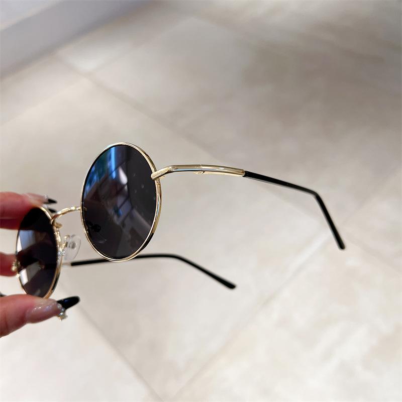 Vintage Steam Punk Round Sunglasses Women Luxury Brand Designer Fashion Trendy Mirror Sun Glasses Men Uv400