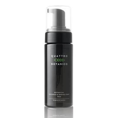 Quattro Botanico Foam Facial Cleanser for for Dry Botanical Face Wash Shaving Dense Sensitive Facial Facial Skin 150ml Men, Skin, & Foam, Foam, Pump,