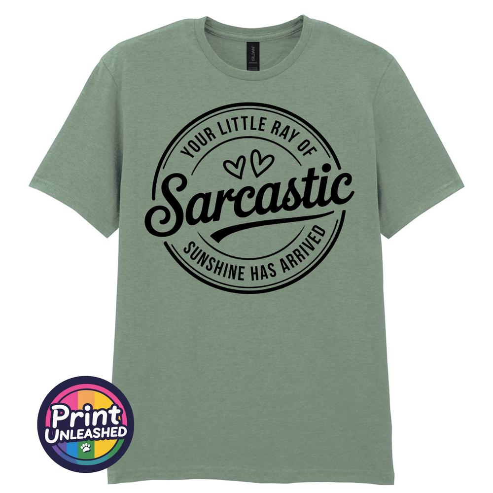 Sassy Slogan TShirt Sunshine Mixed with A Little Hurricane Tee Fun Novelty Gift