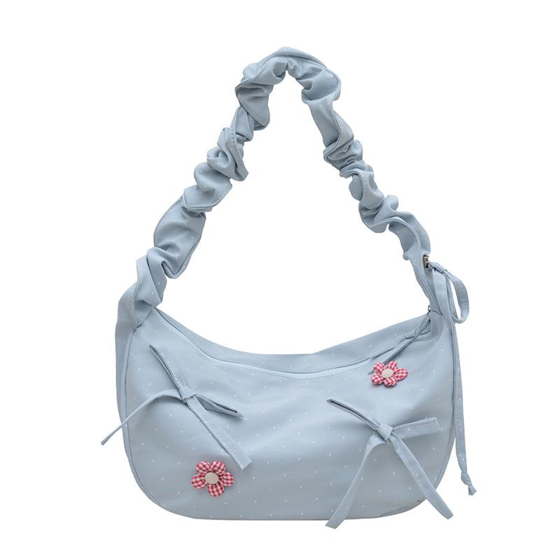 

Women s Bow Floral Bag Commuter Shoulder Bag світло-синій колір