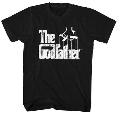 Godfather Movie Vintage Logo Men's T Shirt Vito Corleone Mafia Puppet Hand Tee Unisex T-Shirt