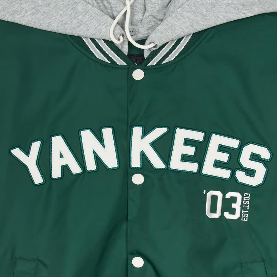 New MLB New York Yankees Jackets & Coats Unisex Dark Green 3AJPV0451-50GND