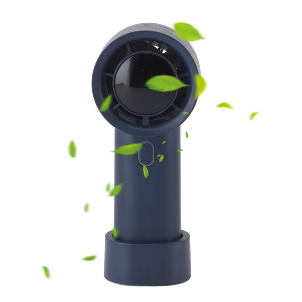 Compact And Portable Handheld Fan Fast Charging Bladeless Design With Digital Display Rechargeable Battery Adjustable Wind Speed For Travel Outdoor Sp