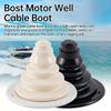 Marine Engine Cable Boot 4.72" Rubber Steering & Shift Protector for Boats, Kayaks, Yachts