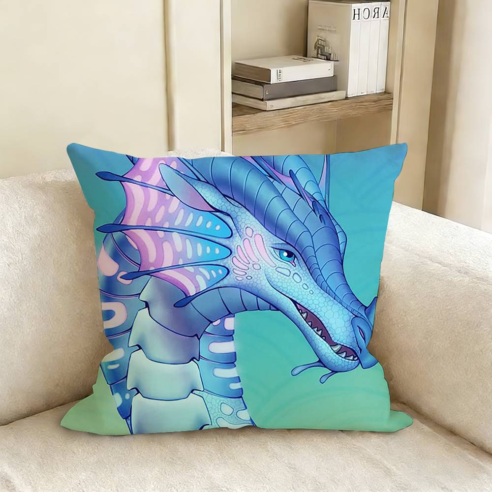 WWings of FFire Dragon Pillow Case Living Room Sofa Cushion Cover Suitable For Home Bedroom Room Decoration