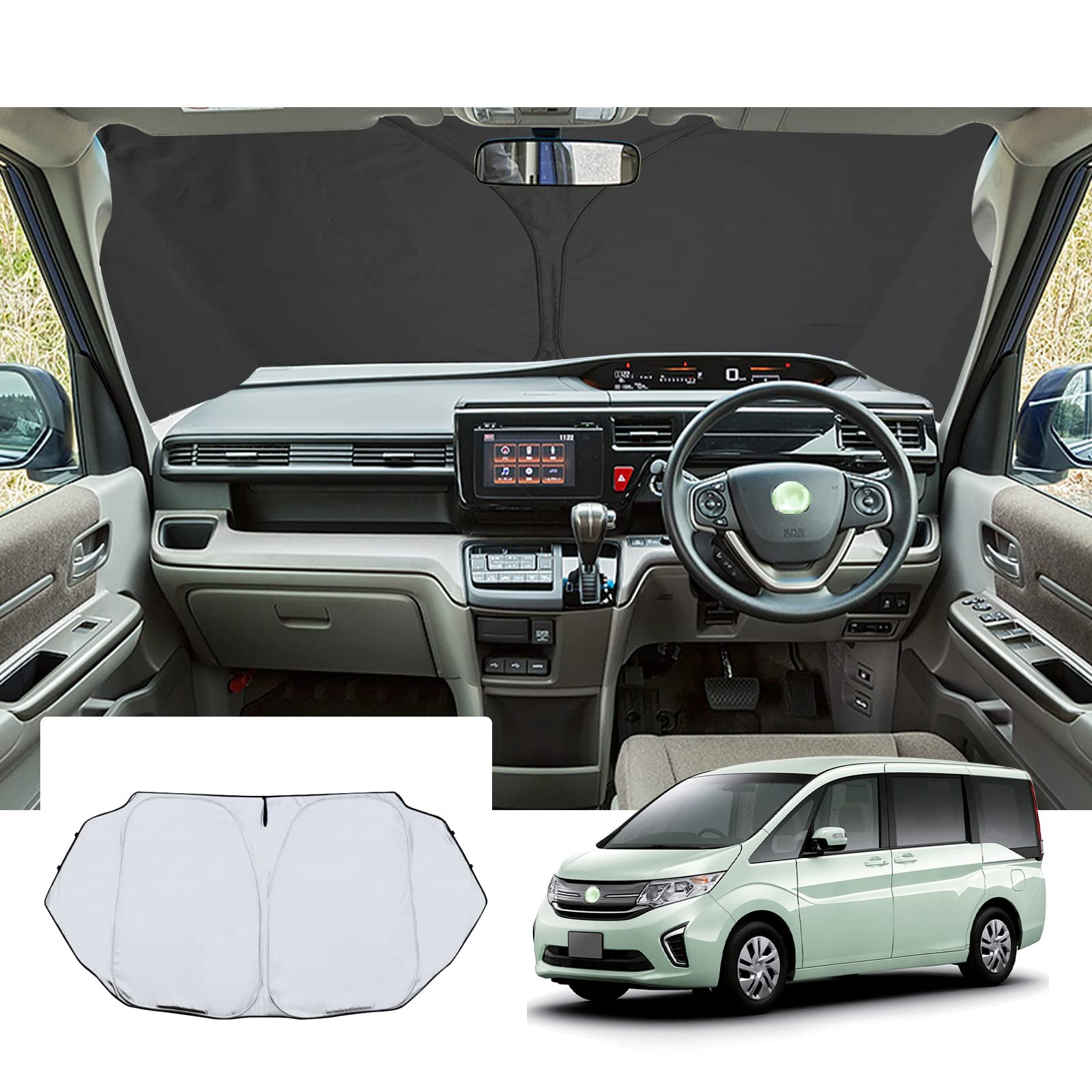 

Honda Stepwagon RP тип 5-го поколения Новая модель 2024 улучшенная версия эксклюзивный солнцезащитный козырек для автомобиля Stepwagon для углового ветрового стекла ModuloX