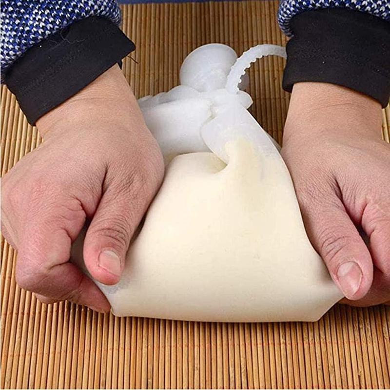 Silicone Kneading Dough Bag Flour Mixer Bag Dough Kneading Bag Versatile Dough Mixer for Bread Pastry Pizza Bakeware Baking Tool