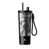 Shangqi Red Ceramic Insulated Coffee Mug